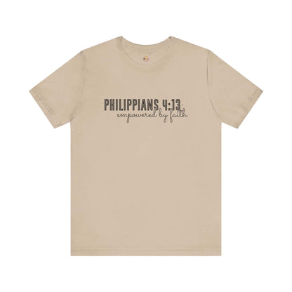 Philippians 4:13 | Unisex Jersey Short Sleeve Tee