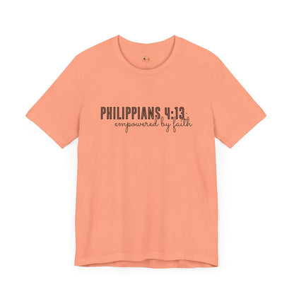 Philippians 4:13 | Unisex Jersey Short Sleeve Tee