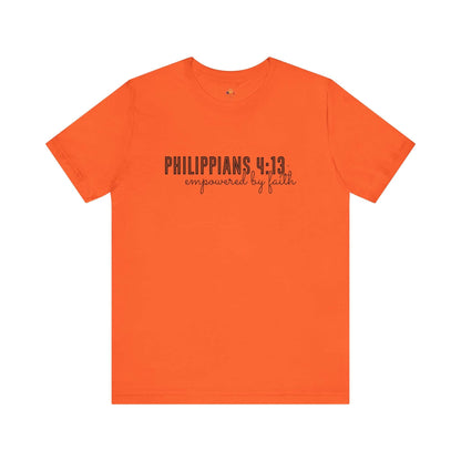 Philippians 4:13 | Unisex Jersey Short Sleeve Tee