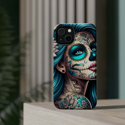 Bad Girl |Sugar Skull | Magnetic Tough Phone Case