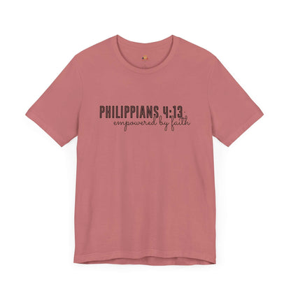 Philippians 4:13 | Unisex Jersey Short Sleeve Tee