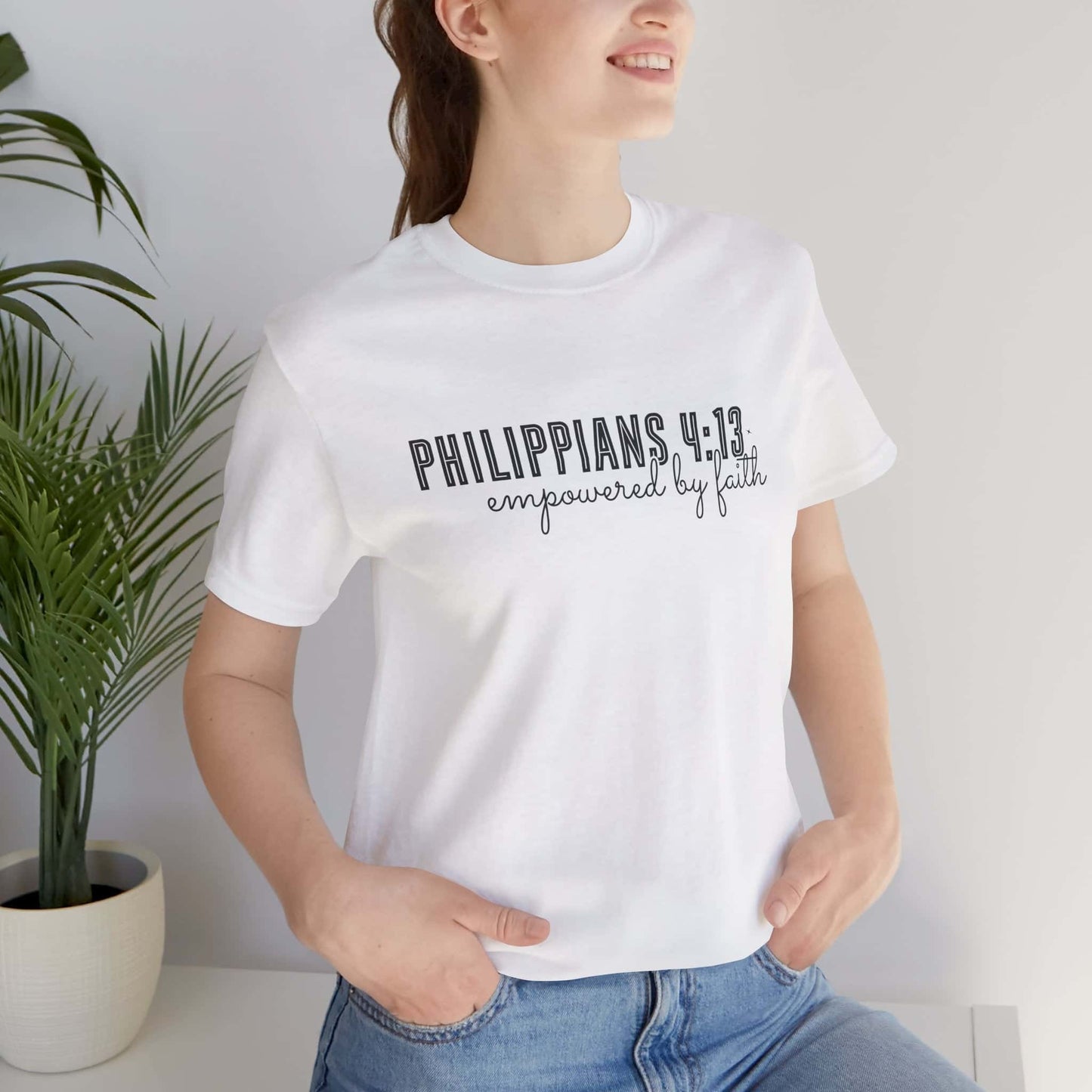 Philippians 4:13 | Unisex Jersey Short Sleeve Tee