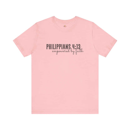 Philippians 4:13 | Unisex Jersey Short Sleeve Tee