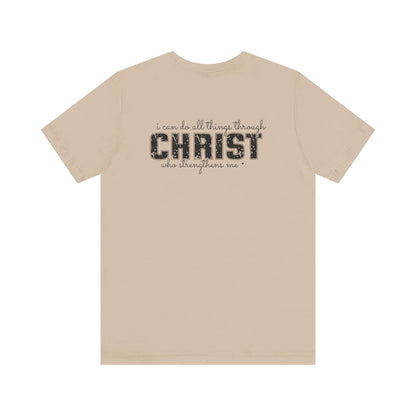 Philippians 4:13 | Unisex Jersey Short Sleeve Tee