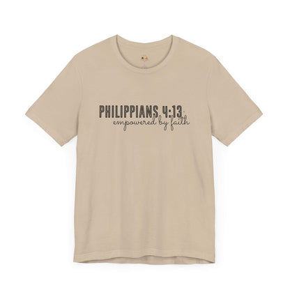 Philippians 4:13 | Unisex Jersey Short Sleeve Tee