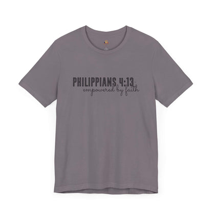 Philippians 4:13 | Unisex Jersey Short Sleeve Tee