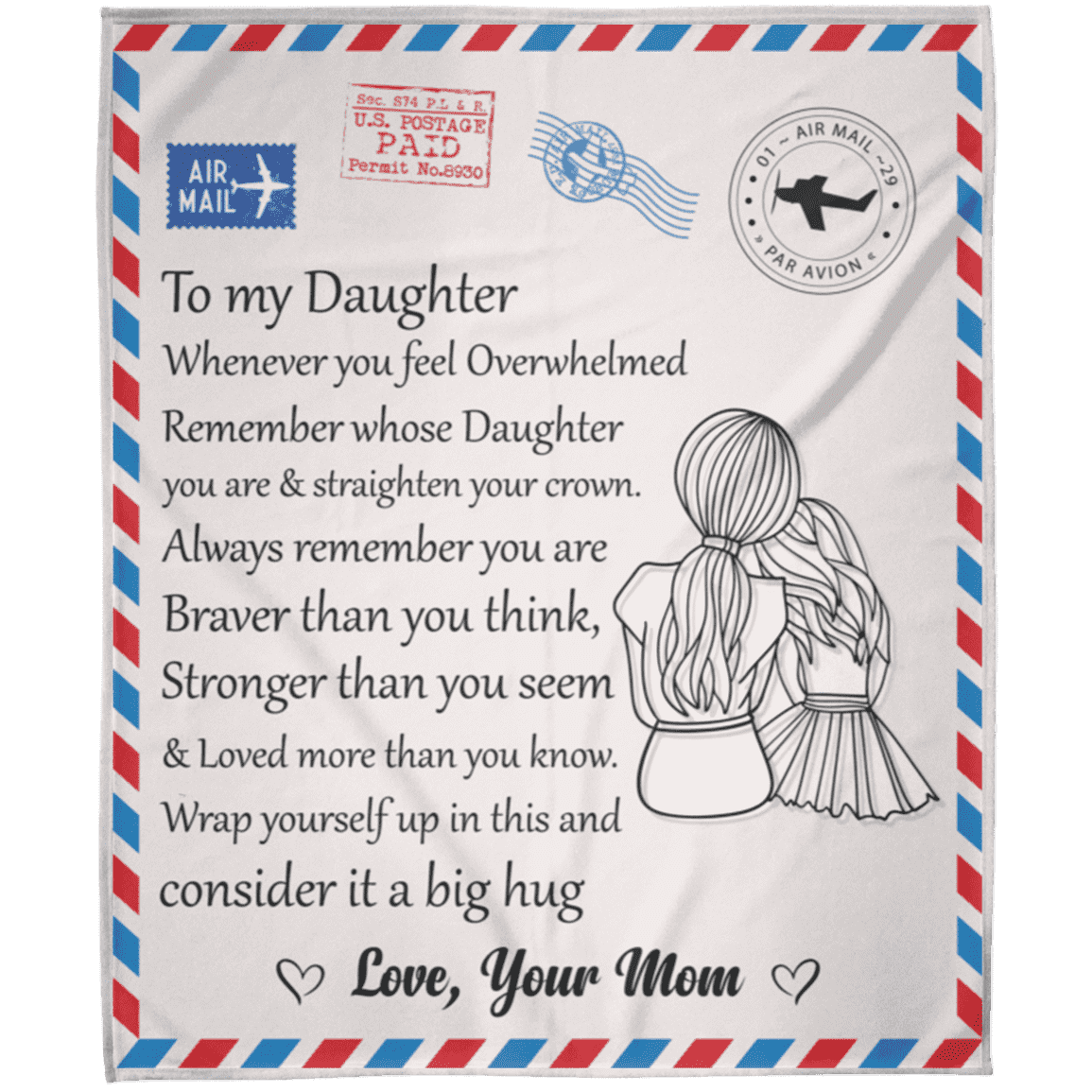 To My Daughter | Fleece Blanket