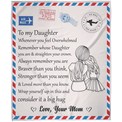 To My Daughter | Fleece Blanket