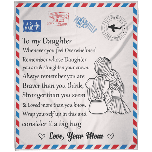 To My Daughter | Fleece Blanket