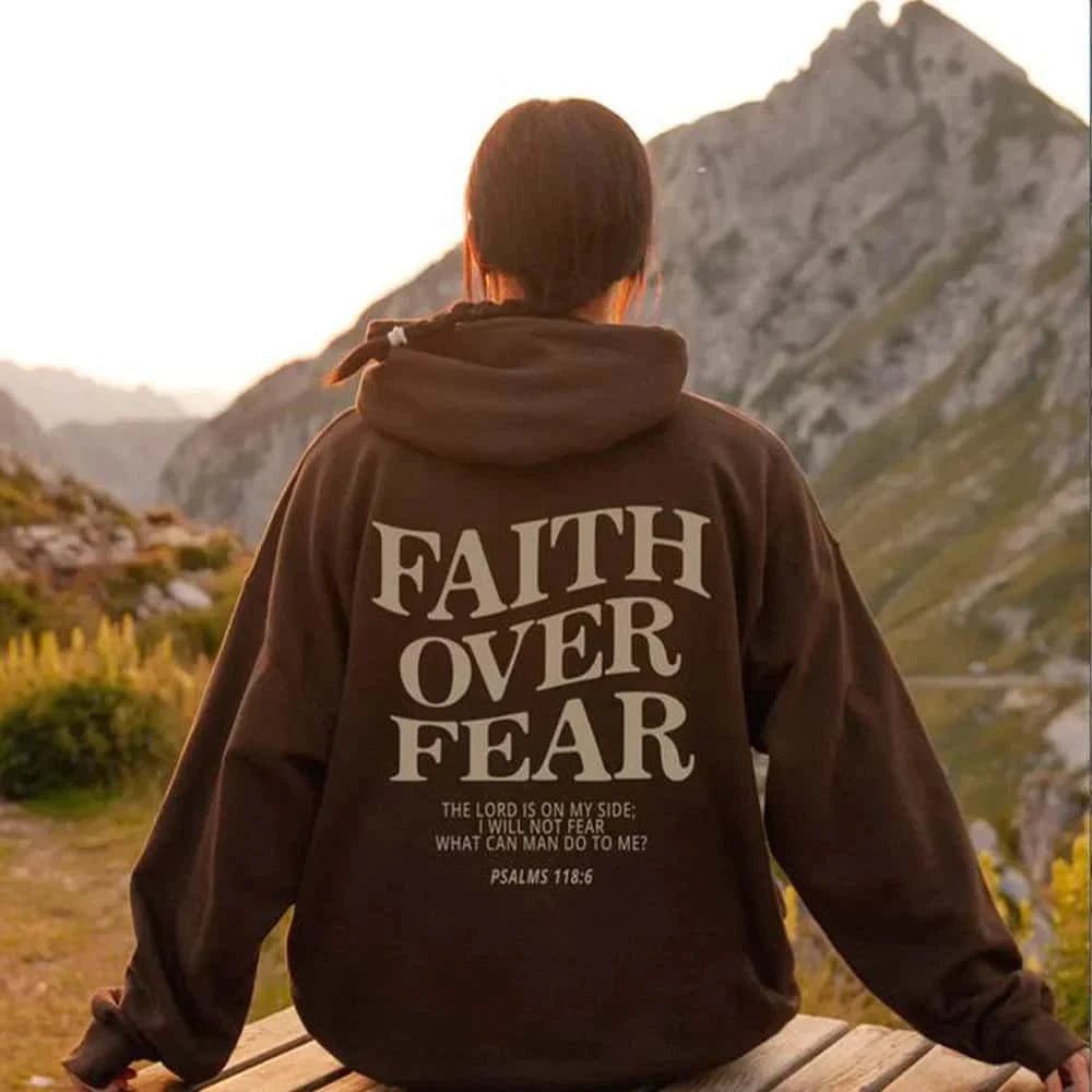 Faith Over Fear | Christian Hoodie