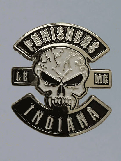 Punisher Cut Out Coin - Indiana State Chapter Coin