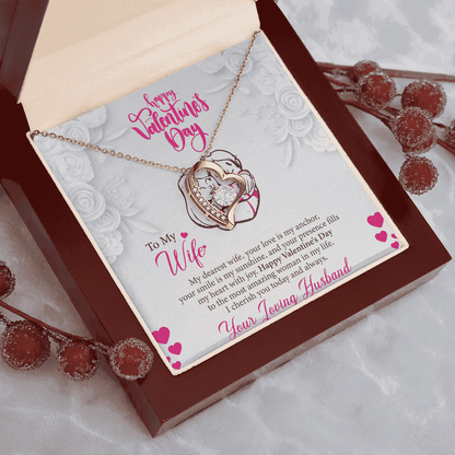 Happy Valentines Day | To My Wife | Heart Pendant