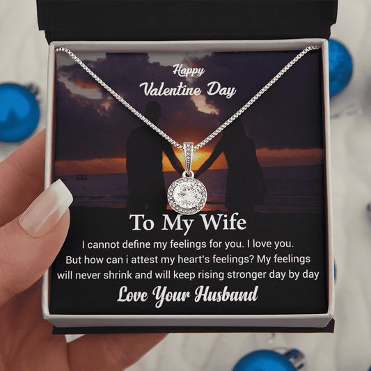 Happy Valentines Day | To My Wife |  Eternal Hope Necklace