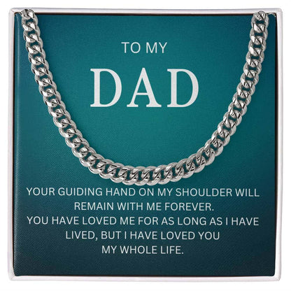 To My Dad | Cuban Link Chain