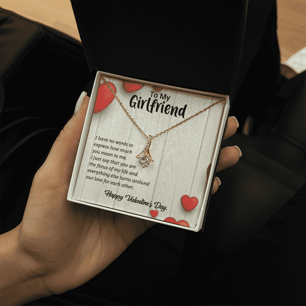 Happy Valentines Day | To my Girlfriend | Alluring Beauty Necklace