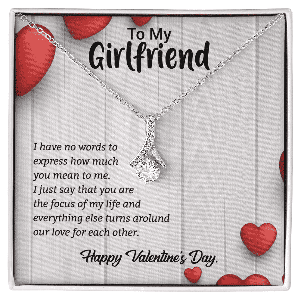 Happy Valentines Day | To my Girlfriend | Alluring Beauty Necklace