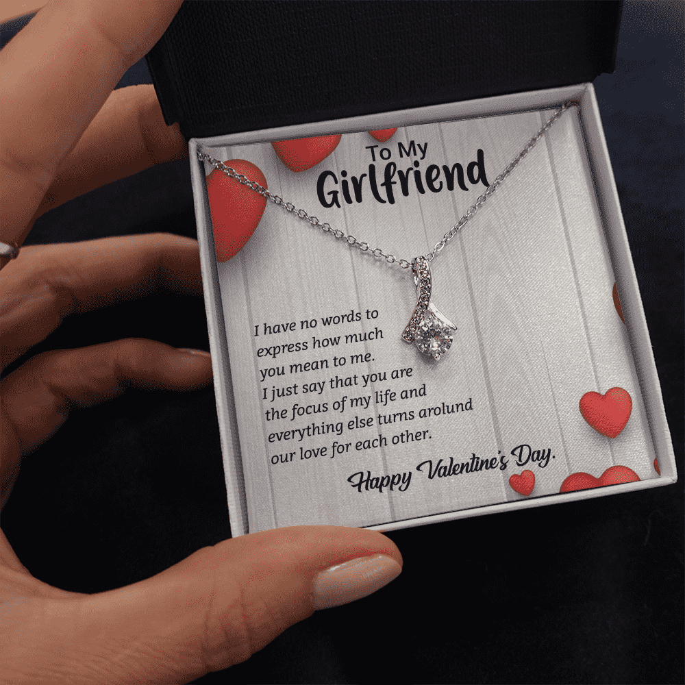 Happy Valentines Day | To my Girlfriend | Alluring Beauty Necklace