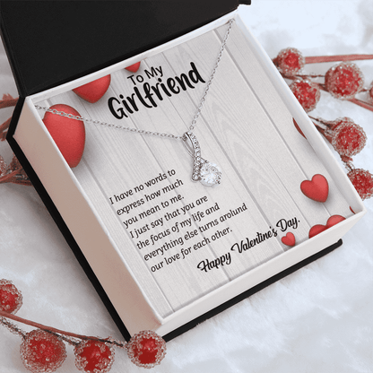 Happy Valentines Day | To my Girlfriend | Alluring Beauty Necklace