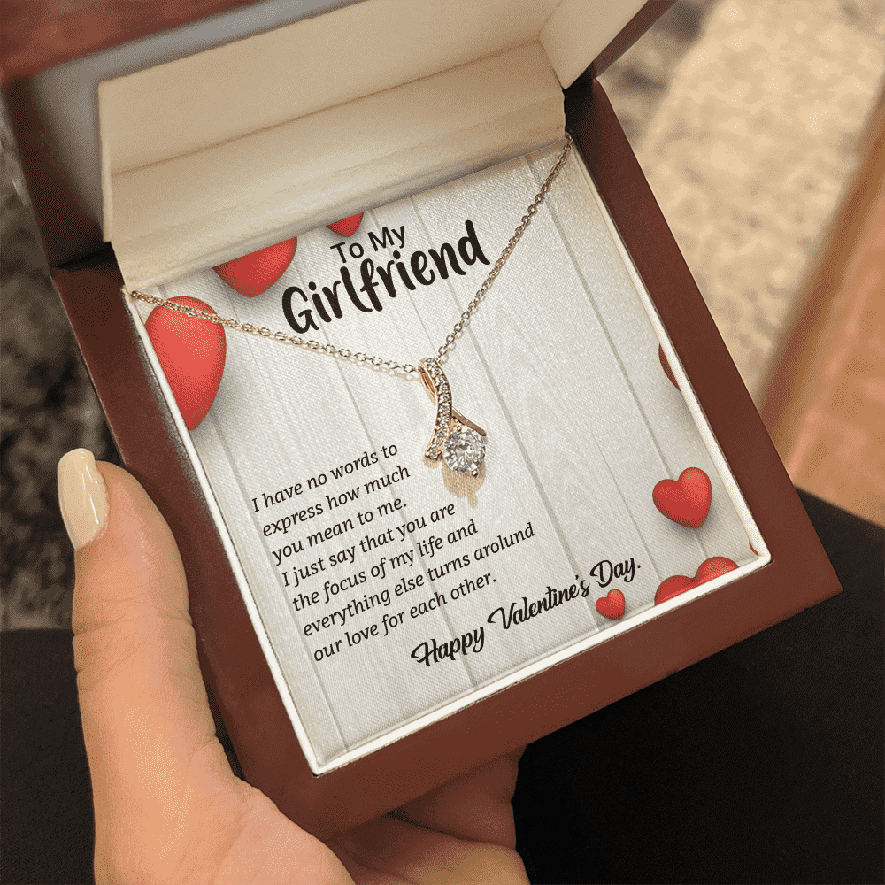 Happy Valentines Day | To my Girlfriend | Alluring Beauty Necklace