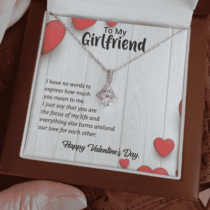 Happy Valentines Day | To my Girlfriend | Alluring Beauty Necklace