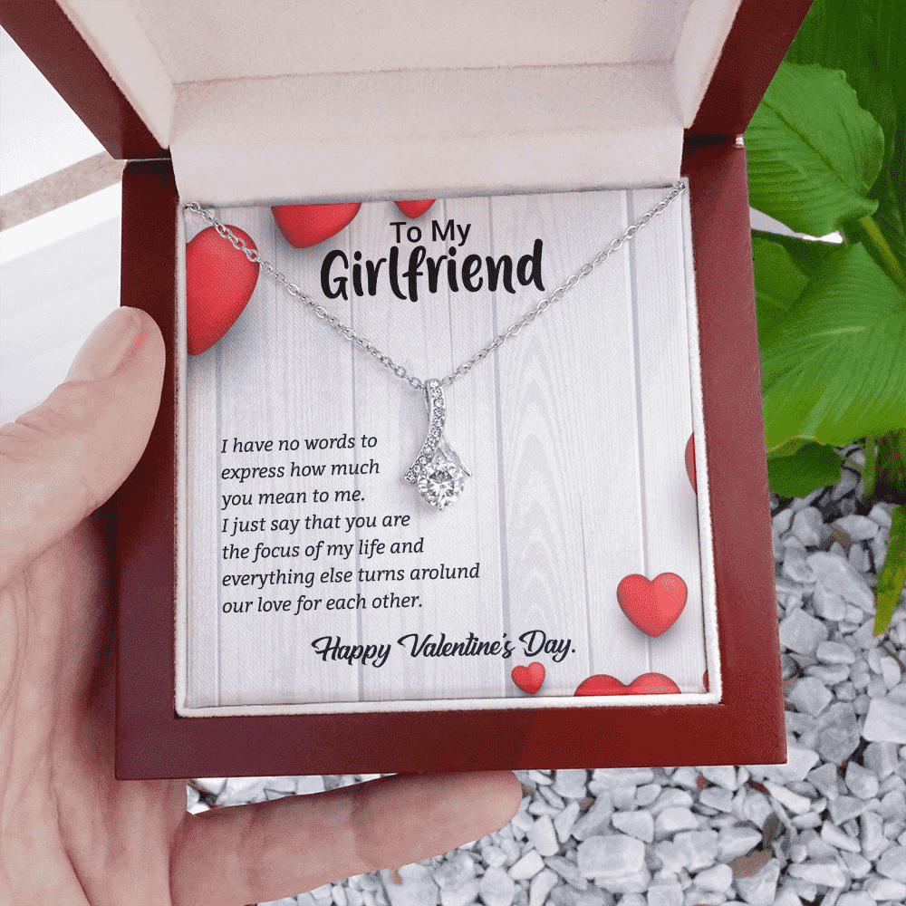 Happy Valentines Day | To my Girlfriend | Alluring Beauty Necklace