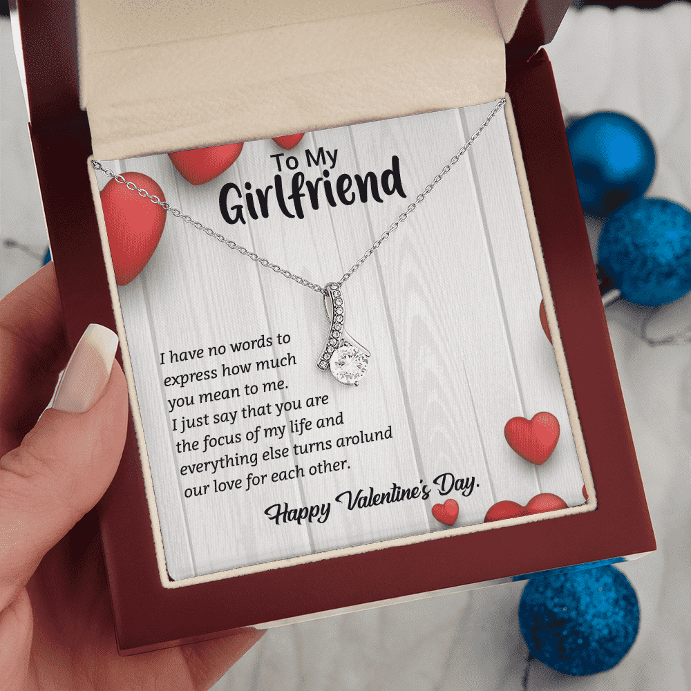 Happy Valentines Day | To my Girlfriend | Alluring Beauty Necklace