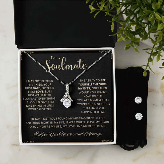 To My Soulmate | Alluring Beauty Necklace & Earring Set