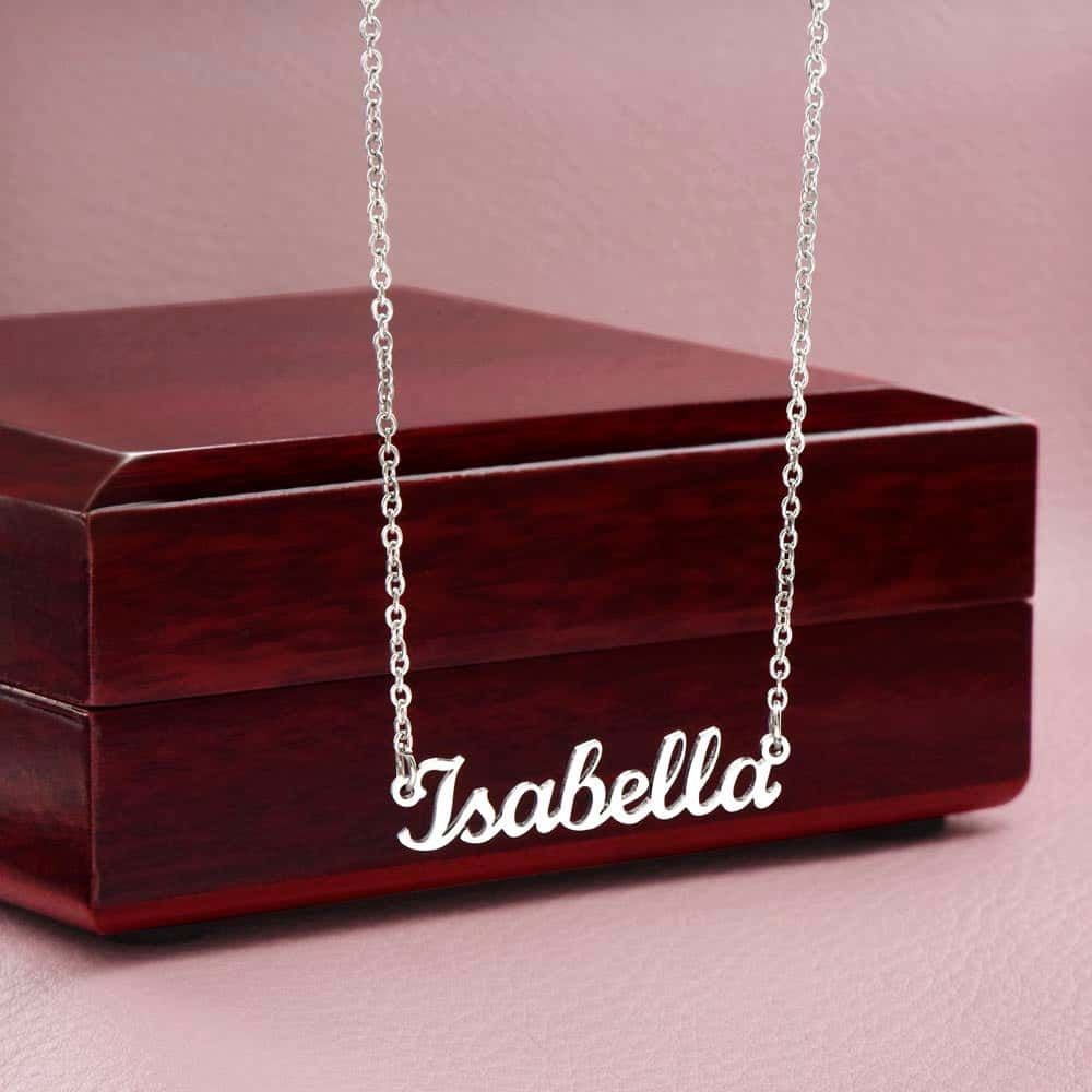 Happy Valentines Day | Custom Name Necklace