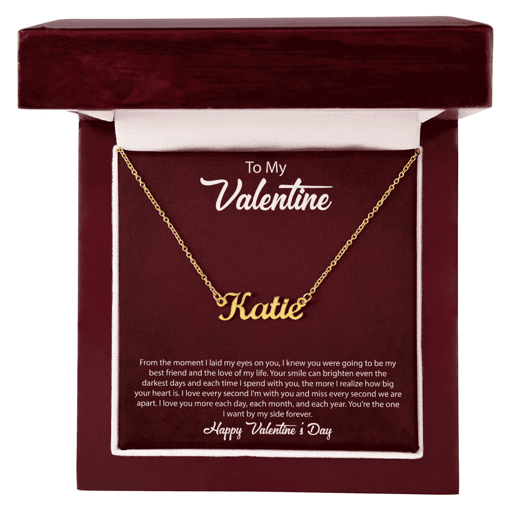 Happy Valentines Day | Custom Name Necklace