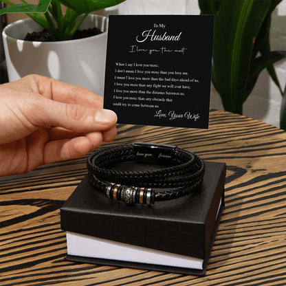 To My Husband | "Love You Forever" Bracelet