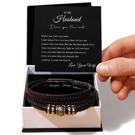 To My Husband | "Love You Forever" Bracelet