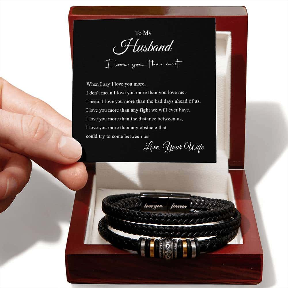 To My Husband | "Love You Forever" Bracelet