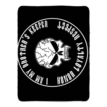 Punishers "I Am My Brother's Keeper" Fleece Sherpa Blanket