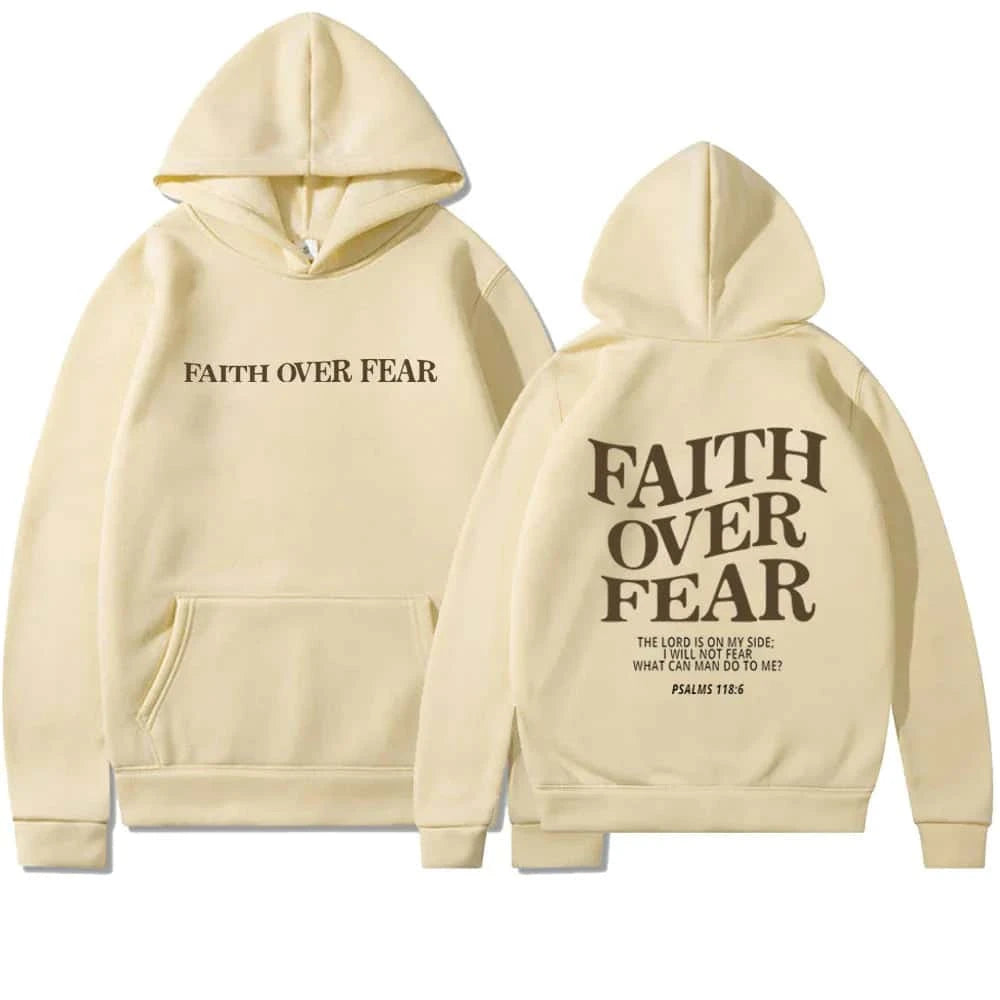 Faith Over Fear | Christian Hoodie